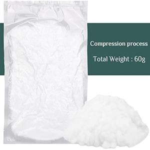 ידידותי לסביבה 60 גרם תיק צעצוע רך 7d דק ראשי דקרון דקרון סיבי dacron כרית סיבים גולמיים חלולים מילוי פוליאסטר שמנמן - Product Image 2