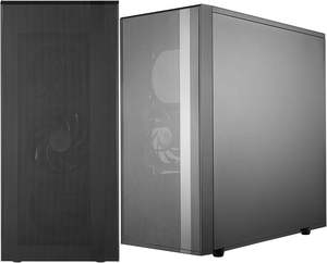 คูลเลอร์มาสเตอร์ มาสเตอร์บ็อกซ์ <span class=keywords><strong>NR600</strong></span> เคสคอมพิวเตอร์สำหรับเล่นเกมแบบระบายความร้อนด้วยน้ำ ATX เดสก์ท็อป แชสซีสำหรับเล่นเกมพร้อมช่องระบายอากาศด้านหน้า ดีไซน์มินิมอล - Product Image 3