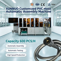 Machine d'assemblage automatique de tuyaux en PVC XUNNUO PLC, moteur 3000W, solution personnalisée, garantie 1 an