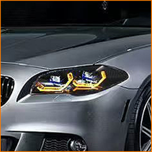 Conjunto de Faros LED para BMW Serie 5 F10 F11 F18, Actualización OSS con Lente de Proyector Láser Dual Directo, 2011 <span class=keywords><strong>2012</strong></span> 2013 2014 2015 2016 - Product Image 3