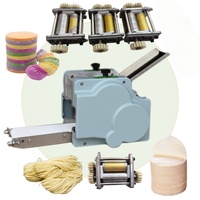 Mini plateau de table rond papad roti chapati maker Tortilla presse nouilles Gyoza Wonton peau boulette emballage faisant la Machine usage domestique