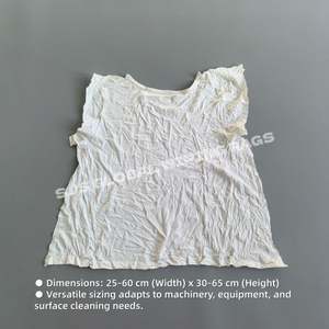 Trapos de Limpieza Industriales 10Kg 20kg 25kg, Paños Absorbentes de Aceite, Trapos de Algodón Blancos, Bolsa de Trapos de Algodón Blancos - Product Image 3