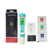 Portable 7-en-1 C600 pH-mètre multifonctionnel salinité hydromètre ORP compteur de potentiel négatif TDS testeur stylo qualité de l'eau ODM