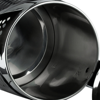 Raf Diamond-Style 2L Hervidor de té eléctrico de acero inoxidable de doble pared Hervidor eléctrico Botella de agua caliente Agua hirviendo