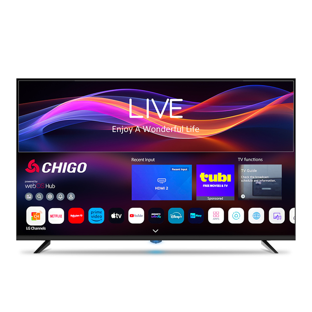 Smart QLED LED TV Android 4K 8K HDR Frameless 43\" 50\" 55\" 60\" 75\" 85\" 98\" 100\" Flat Screen 120Hz Refresh Rate for Hotels