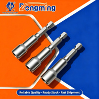 Adaptateur de perceuse à visser magnétique puissant CR-V pour embouts hexagonaux 6-14mm, pour perceuse électrique, DIY OEM ODM