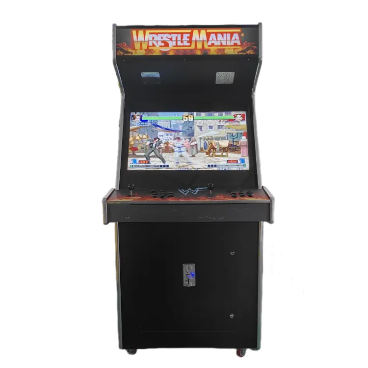Bán Buôn trong nhà cổ điển Retro dọc thẳng đứng trò chơi Arcade máy đồng tiền hoạt động Arcade hộp trò chơi chiến đấu máy