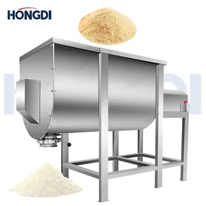 Misturador de aço inoxidável para alimentos secos, misturador de correias tipo U 580L, misturador horizontal para aditivos alimentares