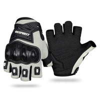 RS SPURTT RS15 Gants de cyclisme respirants en polyester pour hommes et femmes, demi-doigts, absorbant les chocs, gants d'été