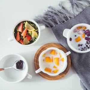 ロゴのカスタマイズダブルイヤーボウル朝食蒸しデザート食品シュガーウォーターボルシュポット - Product Image 3