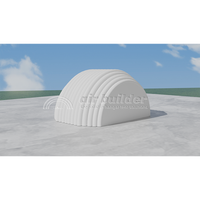 Structure de stockage gonflable imperméable durable de conception innovante, hangar pour hélicoptères et avions, tente d'abri