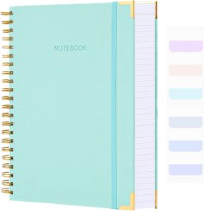 Carnet à spirales vierge, journal d'écriture pour femmes et hommes, carnet à couverture rigide pour le travail et l'école, carnet à spirales rose personnalisé - Product Image 6
