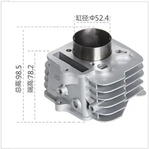 Cheap Serviceable Motorcycle Accessories Motorcycle Cylinder Block For Thai Hon-da 110 Fquare Hole Motorcycle Cylinder