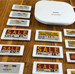 Nuevas Etiquetas Electrónicas de Precio Digitales Inteligentes de 2.4Ghz y 7.5 Pulgadas para Sistemas EAS en Tiendas de Verduras - Product Image 6