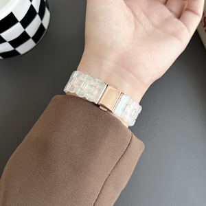 IVANHOE 20mm 22mm Bracelet laser en résine éblouissante Bracelet de loisirs adapté pour Samsung <span class=keywords><strong>Galaxy</strong></span> <span class=keywords><strong>Watch</strong></span> 5/4 <span class=keywords><strong>Active2</strong></span> <span class=keywords><strong>40mm</strong></span> 44mm Bend - Product Image 4