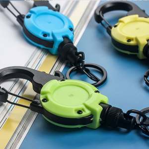 Llavero con Clip Retráctil y Resistente, Mosquetón Antipérdida para Camping, Pesca, Senderismo, Excursionismo y Caza - Product Image 5