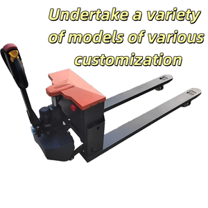 Piccolo pieno a mano elettrico ad alto sollevamento pesante Jack per transpallet batteria 24v piattaforma per ruote motrici carrelli elevatori - Product Image 2