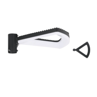Lampadaire LED extérieur, éclairage de jardin, 30W AC85-265V 130LM/W, lumière élégante moderne, 6000K, PC aluminium IP65, 430X430X350MM