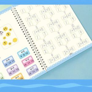 Lot de 4 cahiers de calligraphie magique pour l'apprentissage de l'anglais, livre de mots imprimés, portable, papier de haute qualité, meilleur cadeau pour enfant - Product Image 3