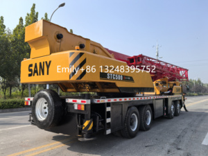 Grúa sobre orugas Sany usada de alta calidad con bomba de motor de capacidad de 50t-320t en buenas condiciones a la venta - Product Image 3