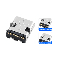 Haute qualité USB 2.0 C 16 broches connecteur femelle 5A courant horizontal SMT montage Version étendue 6.5/7.35/8.35/9.5/10.0mm