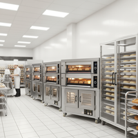 Nouveau Four Électrique Encastrable avec Boîte de Fermentation Intégrée pour Cuisson du Pain et des Pizzas, à 2 Niveaux, Grande Capacité