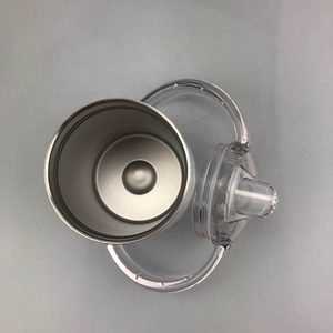 10 oz נירוסטה סובלימציה בייבי קש כוסות בידוד ואקום צבעוני החסר סובלימציה יין כוס עם קש - Product Image 5