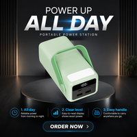 Nouveautés 2026 : Batterie externe grande capacité 40000 mAh avec charge rapide PD22.5W et lumières LED pour téléphones mobiles