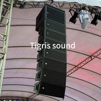 Sistem Suara Aktif Portabel HDL 20-A 30A 9006 Metal, Line Array Speaker, DJ Pro Audio, Double 10-Inch, untuk Panggung