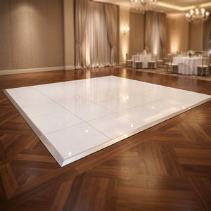 Système de plancher de danse à verrouillage rapide, plancher en contreplaqué pour fêtes, mariages, événements, 4x4 pieds, mobile - Product Image 3
