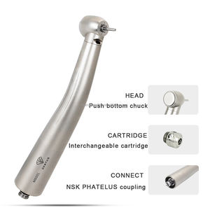 หัวกรอฟันไฟเบอร์ออปติกความเร็วสูงหัวเชื่อมเร็วกังหันลมกำลังแรงสูงสำหรับอุปกรณ์บำบัดช่องปาก - Product Image 4