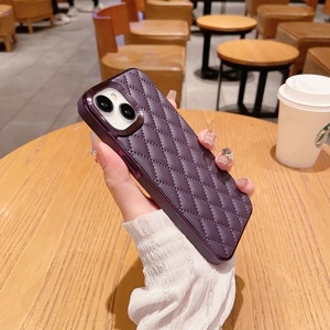 Funda de Cuero con Diseño Clásico Japonés y Coreano para Apple 15 Pro Max, Carcasa Trasera Electrochapada para iPhone 14 Pro - Product Image 4