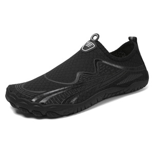 Chaussures aquatiques pour hommes, sandales à empeigne en maille, semelle extérieure en caoutchouc, séchage rapide, plage, extérieur, été, randonnée, trekking, bout fermé, semelle intermédiaire en EVA, doublure - Product Image 1