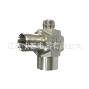 ทีสแตนเลส NPT1/2F-10 304 ข้อต่อท่อไร้รอยต่อสำหรับใช้งานแรงดันสูง - Product Image 3