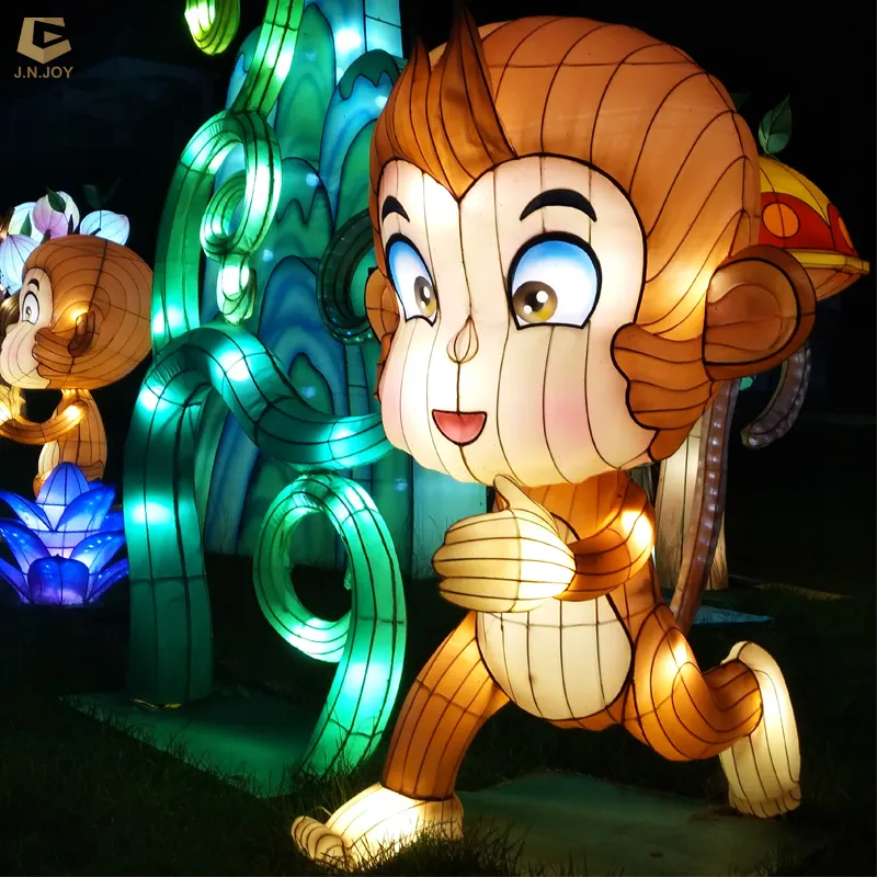 GO-83 Outdoor Custom Chinese Festival Lantern Animal Monkey