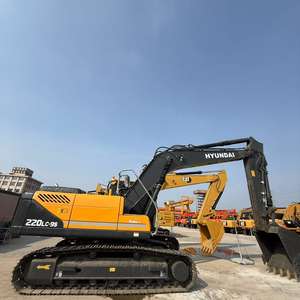 Excavadora de orugas Hyundai 220LC-9S usada, Modelo 2020, motor diésel, 22 toneladas, 1m³, capacidad del cucharón, buen estado a la venta - Product Image 2