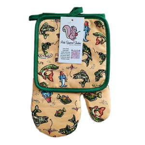 Ensemble de gants de four en coton rose personnalisé Mitaines de four Public cible Propriétaires Boulangers Amateurs de cuisine - Product Image 2