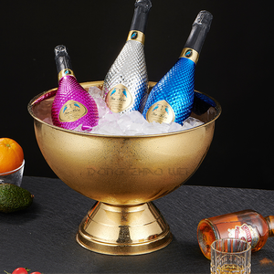 Ristorante secchiello per il ghiaccio vasche per bevande in acciaio inossidabile per Catering secchiello per <span class=keywords><strong>vino</strong></span> ciotola per il ghiaccio secchiello per Champagne ciotola per Champagne per ghiaccio - Product Image 3