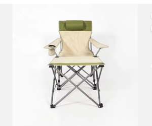 كرسي أكسفورد قابل للطي عالي الجودة وعصري مع سطح طاولة ومسند ظهر قابل للتعديل، مناسب للاستخدام في التخييم والشاطئ والحديقة - Product Image 4