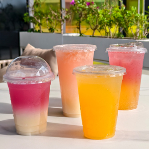 Gobelets à bulles jetables écologiques et compostables 90 mm 12 oz en plastique PLA avec logo personnalisé MOQ 10000 pièces - Product Image 4