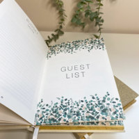 Cahier de reliure à couverture rigide planificateur de mariage Journal livre et organisateur planificateur pour la mariée