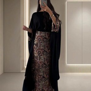 Nuovi Eleganti Turbanti in Lana Ricamati con Motivi Etnici del Medio Oriente <span class=keywords><strong>Arabo</strong></span> 2026, Stile Raffinato per Donna, Autunno - Product Image 3