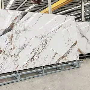 Artificial Marble Pegmatite Plate Kitchen Workbench Scratch Resistant Sintered Stone Slab Tile