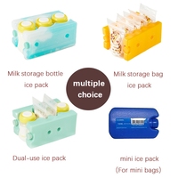 Bloc de glace réutilisable de qualité alimentaire Glacière Portable Extérieur Camping Peut Glacière Congélateur Réutilisable Vague Briques de glace