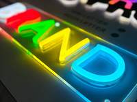 Enseigne néon LED personnalisée en acrylique PVC pour logo d'entreprise, vitrine, publicité et décoration, étanche IP65