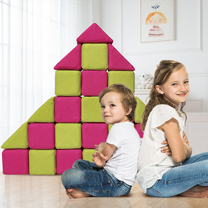 बच्चों के लिए रूखाकी चुंबकीय कपड़े निर्माण ब्लॉक, इनडोर प्ले किंडरगार्टन और प्रीस्कूल सीखने के लिए - Product Image 6