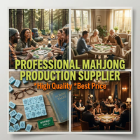 Set di Mahjong Americano di Lusso a Tema Cittadino, in Acrilico Bianco con New York e Londra, Gioco Pieghevole per Famiglie per Intrattenimento Notturno a Casa