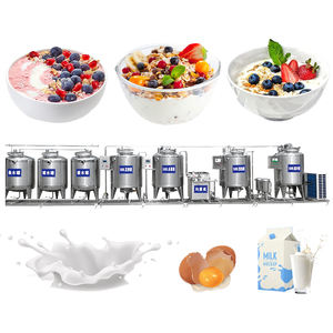 Línea de producción de leche Planta de producción de yogur Línea de producción lechera - Product Image 1