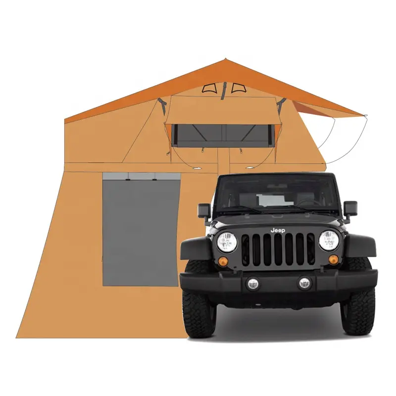 OEM RTT summer overland 4wd 3 persone scala telescopica oxford annex soft shell tenda da tetto per rimorchio