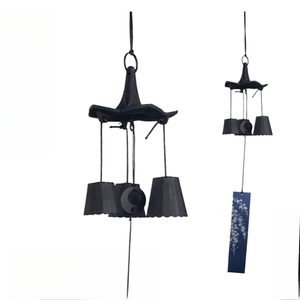 Campanas de viento metálicas al por mayor YDY, adornos colgantes decorativos conmemorativos para zonas escénicas, estilo japonés, tríptico de hierro fundido del sur. - Product Image 1